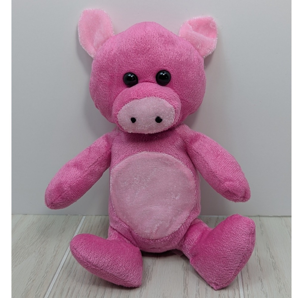 Kellytoy Plush Pink Pig Stuffed Animal Soft Toy
